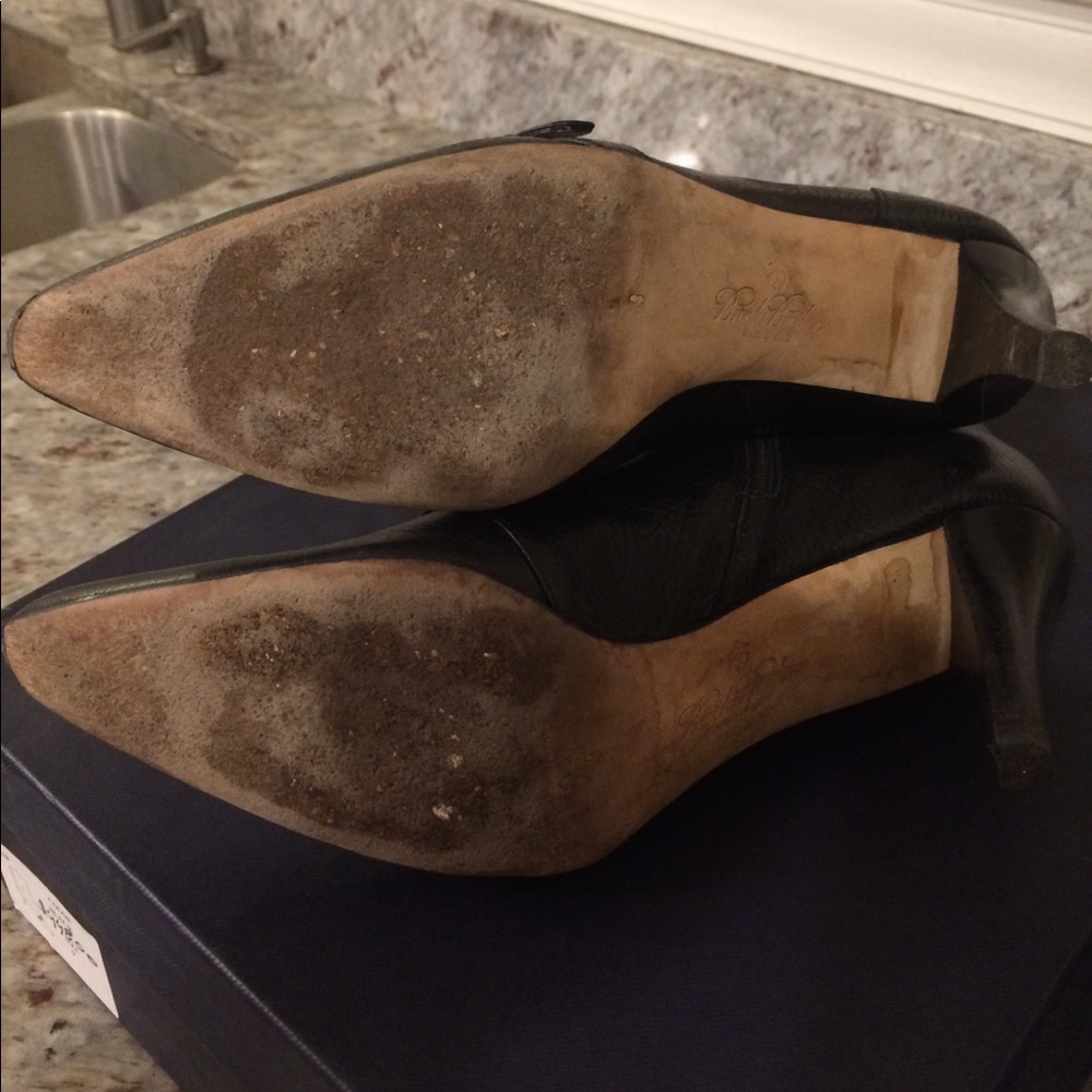 Black leather Italian boots- Brooks Brothers. - Picture 4 of 5