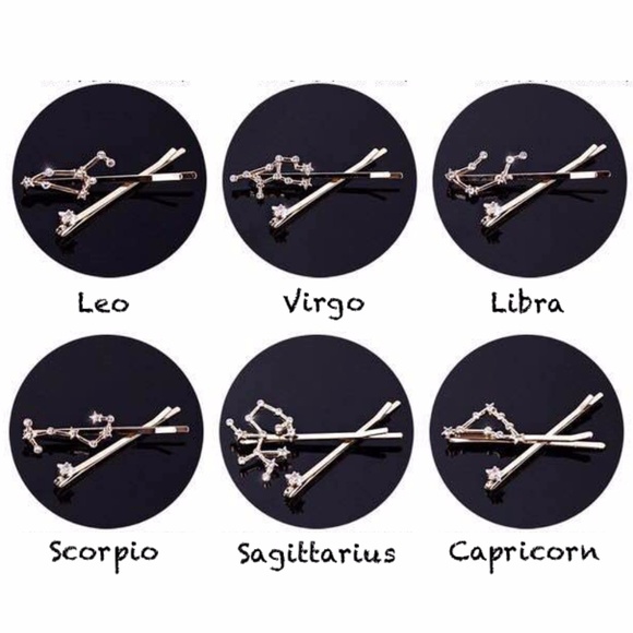 NEW Constellation Golden Rhinestone Bobby Pins Set - Picture 4 of 7