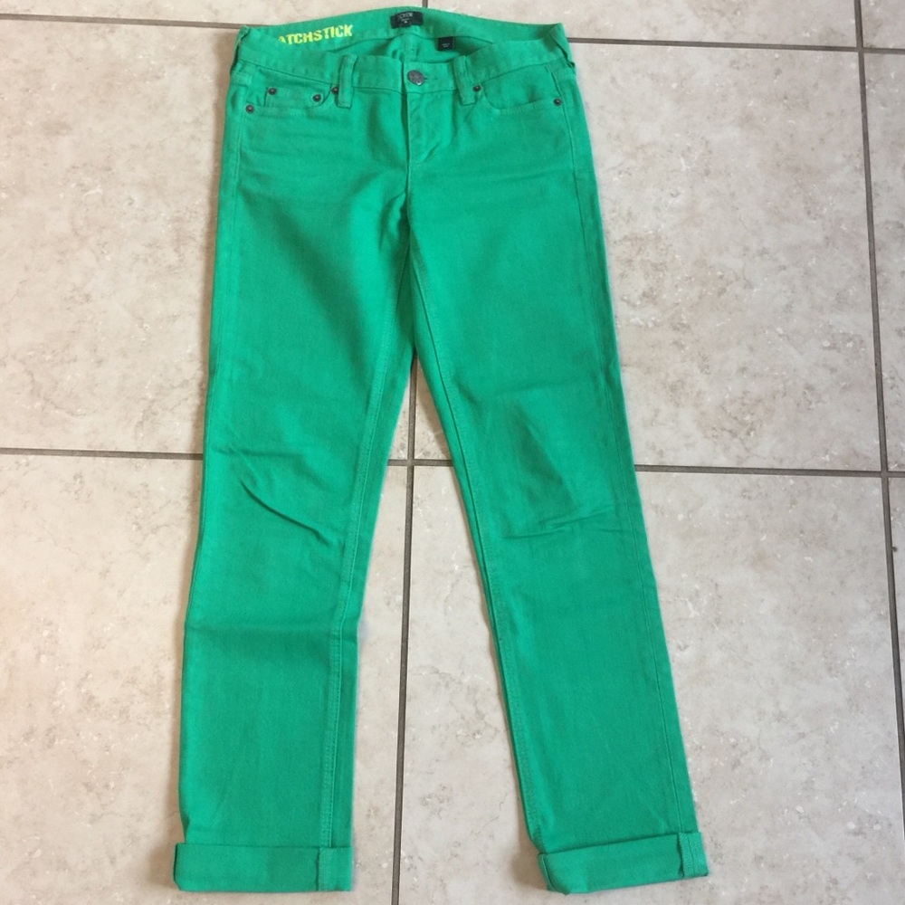 Jcrew “matchstick” jeans