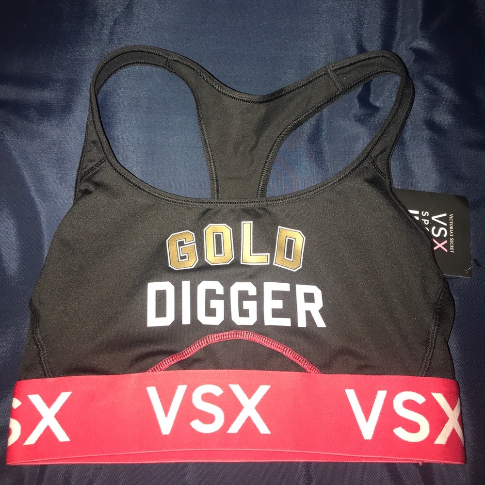 VSX “Gold Digger” Sports Bra