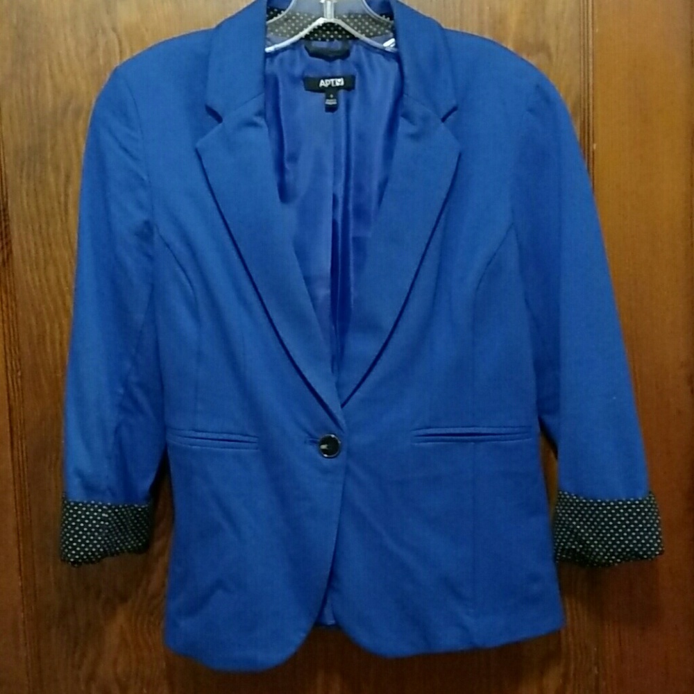 Apt. 9 royal blue ponte blazer