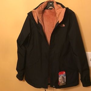 North face jacket with hood