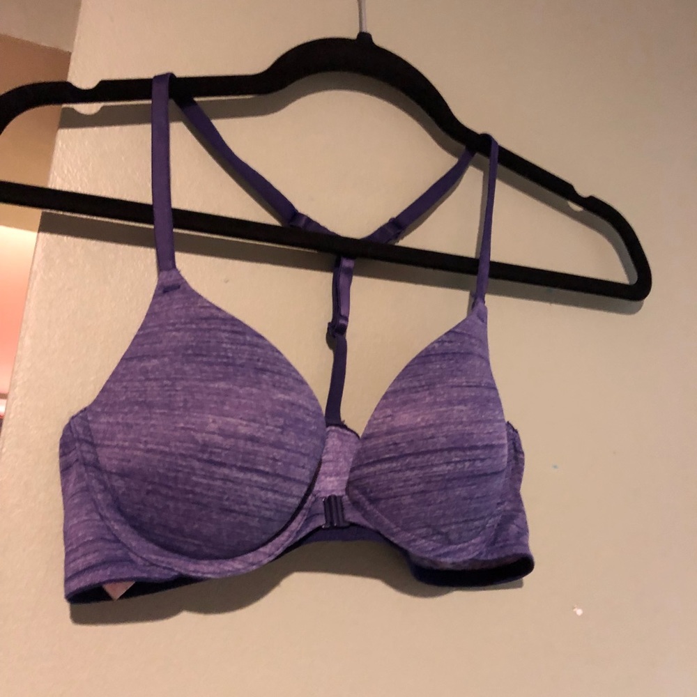 T Back PINK Push Up Bra