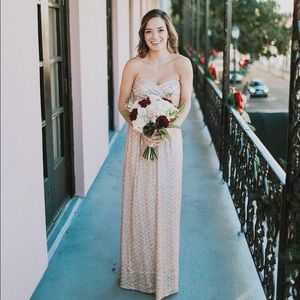 Rose Gold Sequin Dress