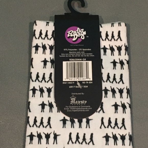 NWT RadioDays George Harrison Keep On Rockin Socks - Picture 5 of 6