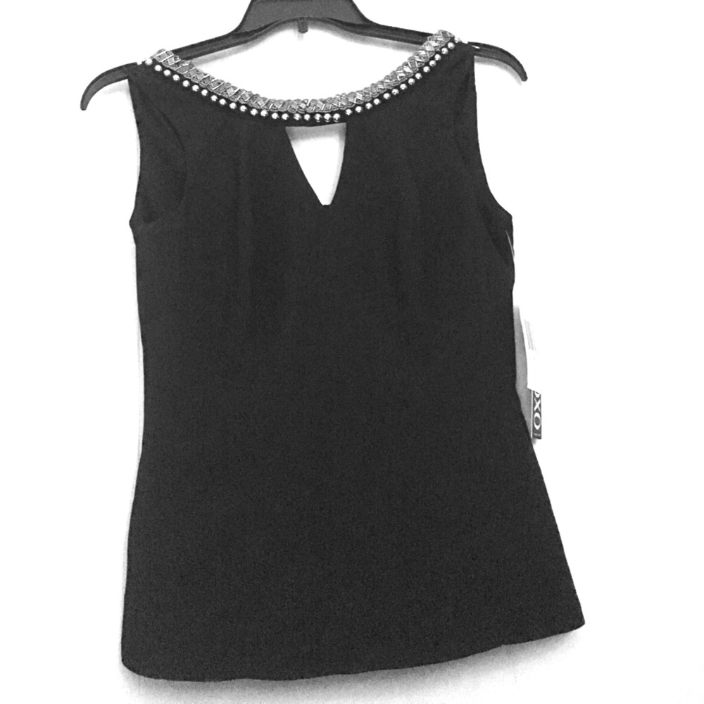 XOXO BLACK BLOUSE