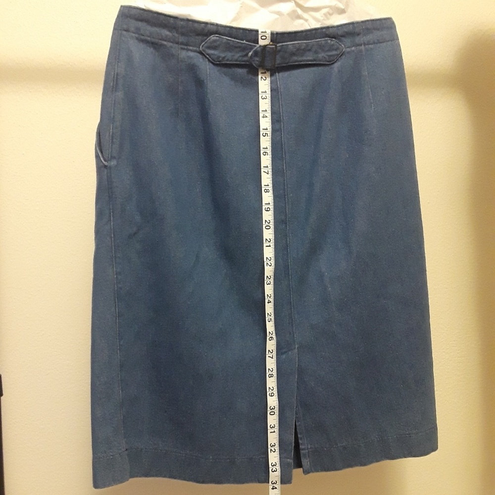 Savane body-con jean skirt