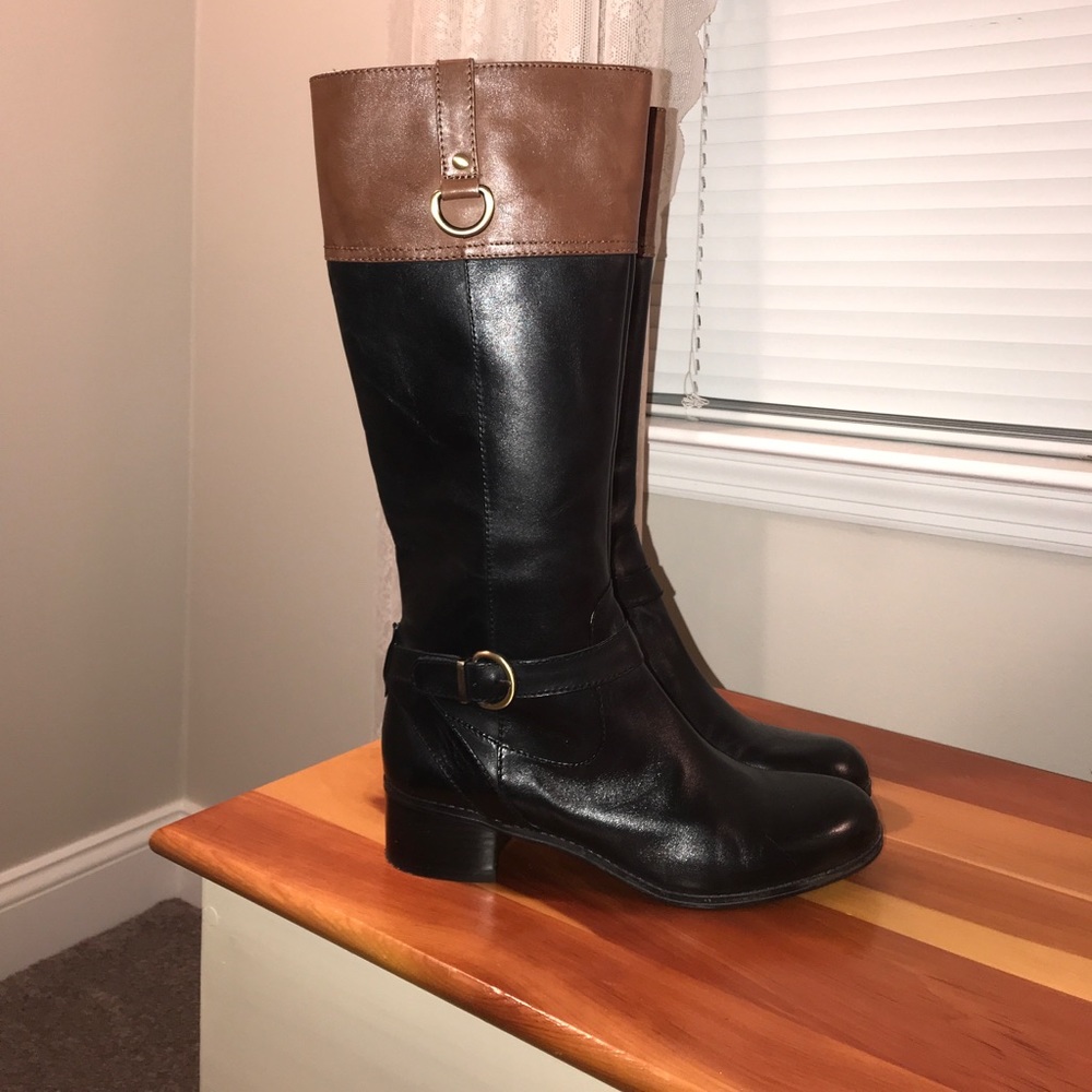 Bandolino Leather Boots. Worn once!