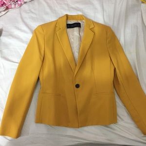 NWOT Zara Mustard Blazer