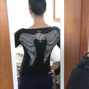 Sinful long sleeve tee—small