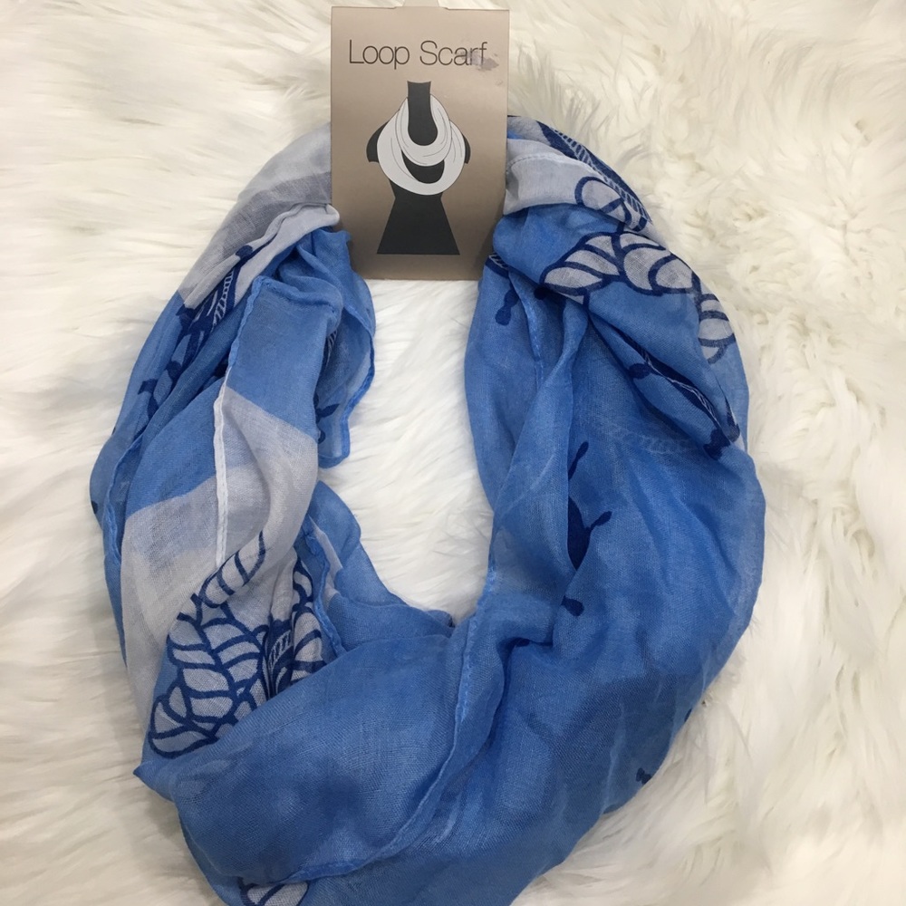 Women’s Loop Scarf Nautical-NWT