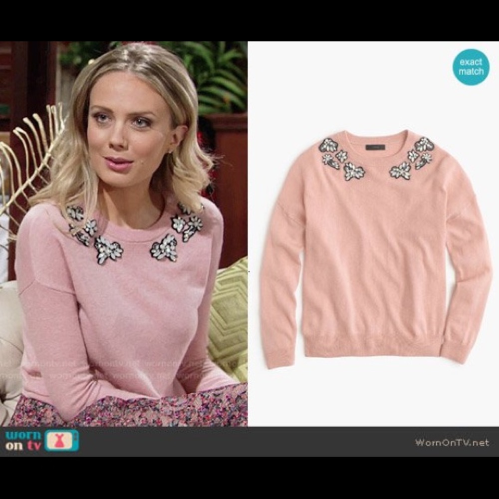 J. Crew Opal-Embellished Women’s Sweater