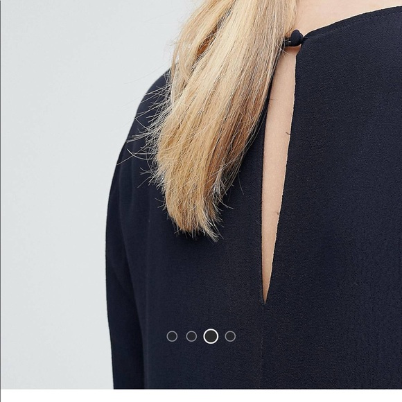 NWT - ASOS Navy blue dress. Brand: SAMSOE - Picture 4 of 4
