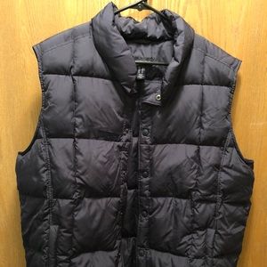 Lands End Puffer Vest Navy
