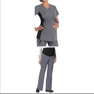 Small Maternity scrub set -ROYAL BLUE COLOR