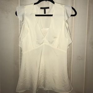 BCBG MAXAZRIA cream top