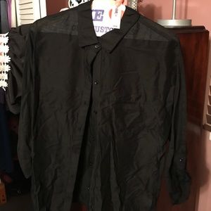 Brand new old navy black button down dress shirt.