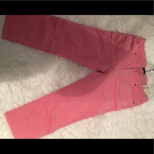 Talbots Dust Pink Corduroy Ankle Length Pants
