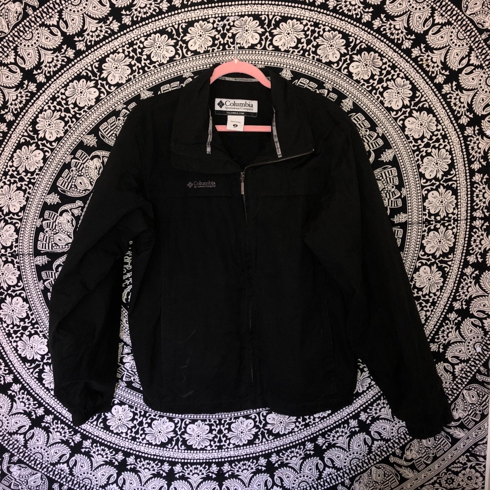 Black Colombia sportswear male warm jacket