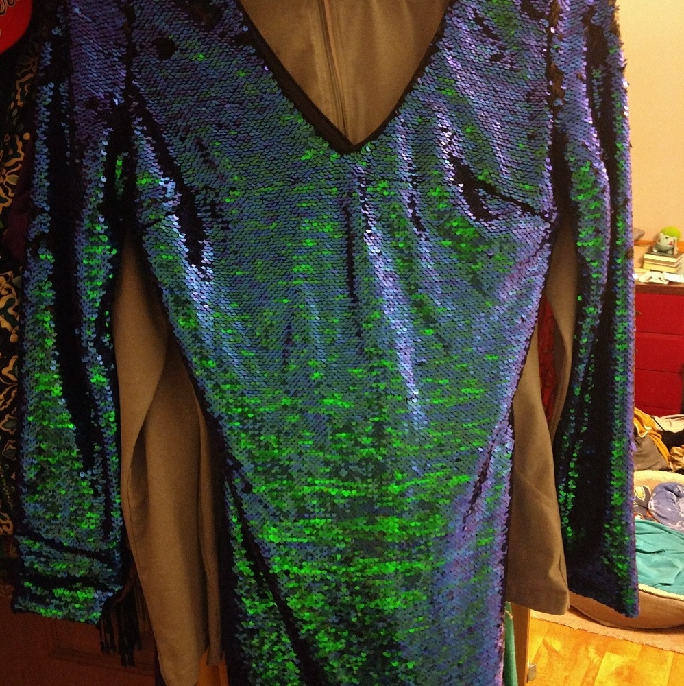 Sequin cocktail dress