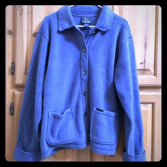 Cherokee Jackets & Blazers - Blue Cherokee Long Sleeve Fleece Jacket