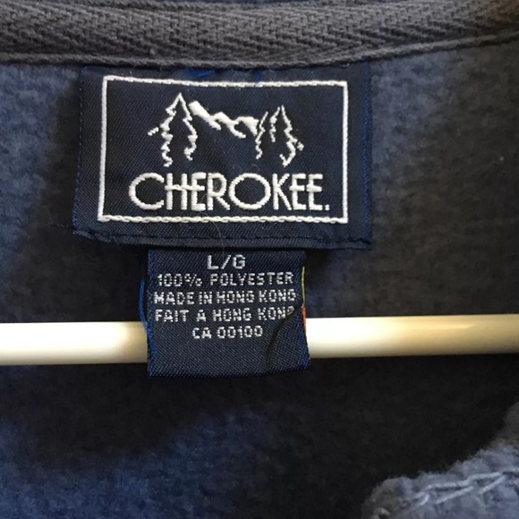 Blue Cherokee Long Sleeve Fleece Jacket - Picture 2 of 4