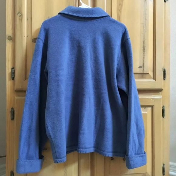 Blue Cherokee Long Sleeve Fleece Jacket - Picture 4 of 4