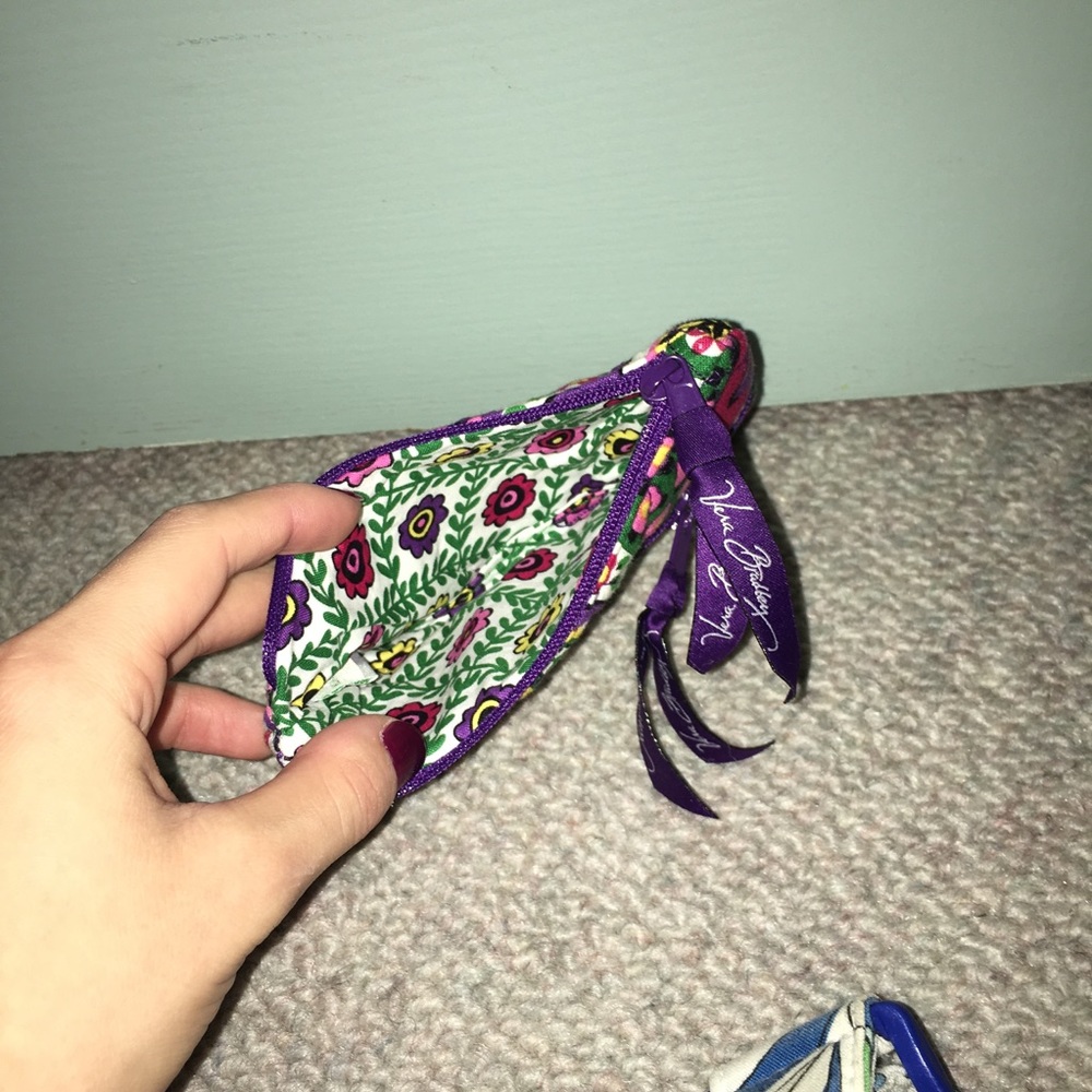 vera bradley wallet (pocket for phone in front )