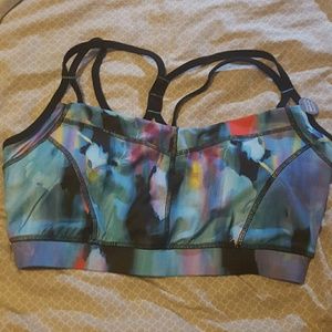 Jillian Michaels strappy back bra