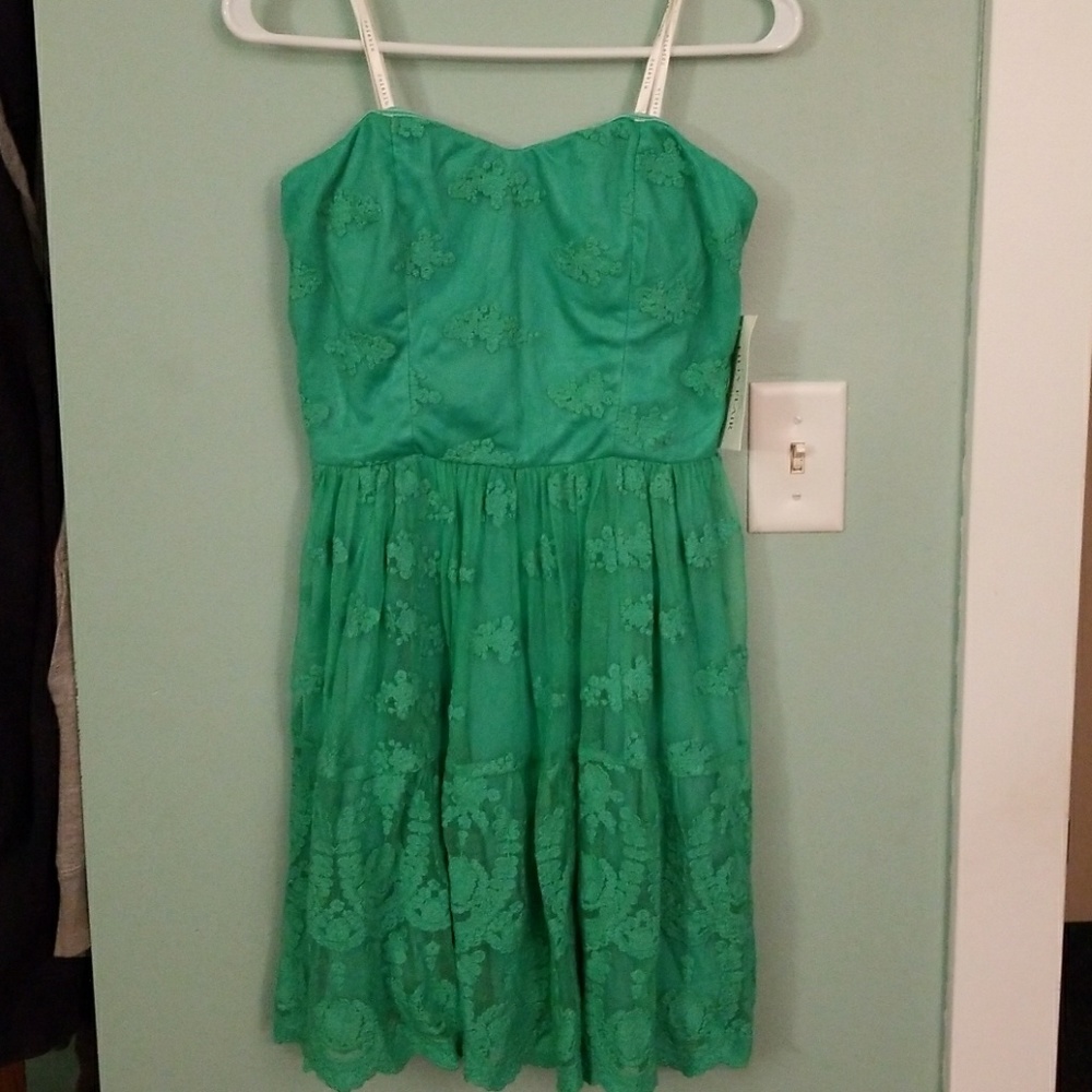 Strapless empire waist dress