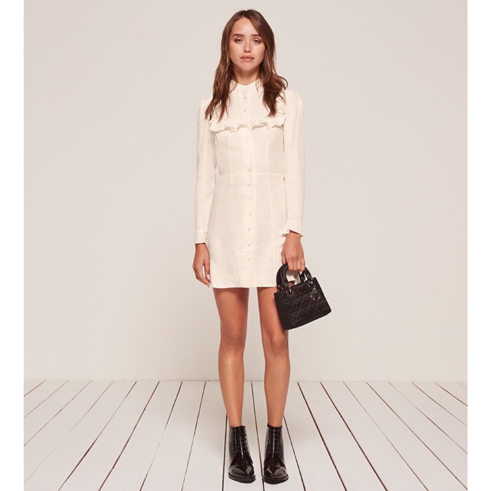 Reformation Maia Dress in Ivory
