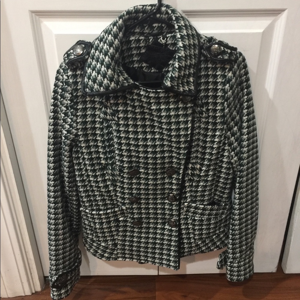 JOU JOU green/black houndstooth. Wore one time.