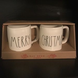 Merry Christmas Rae Dunn Mug Set