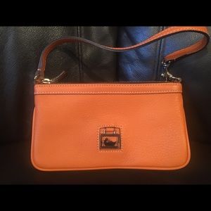 Dooney & Bourke orange leather handbag