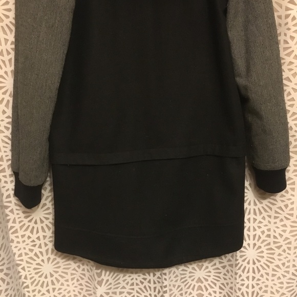 Express Black Wool Coat - Picture 5 of 8