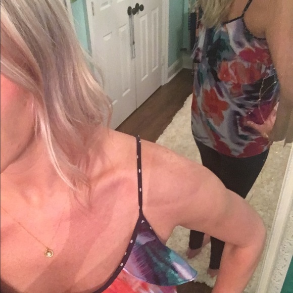 Calvin Klein Ruffled Tank - Picture 2 of 7