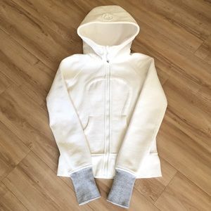 Lululemon Scuba Hoodie White