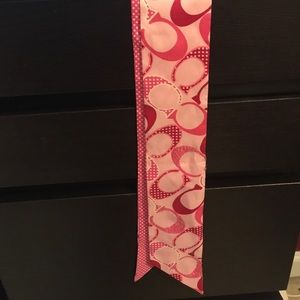 Coach purse/Hair scarf