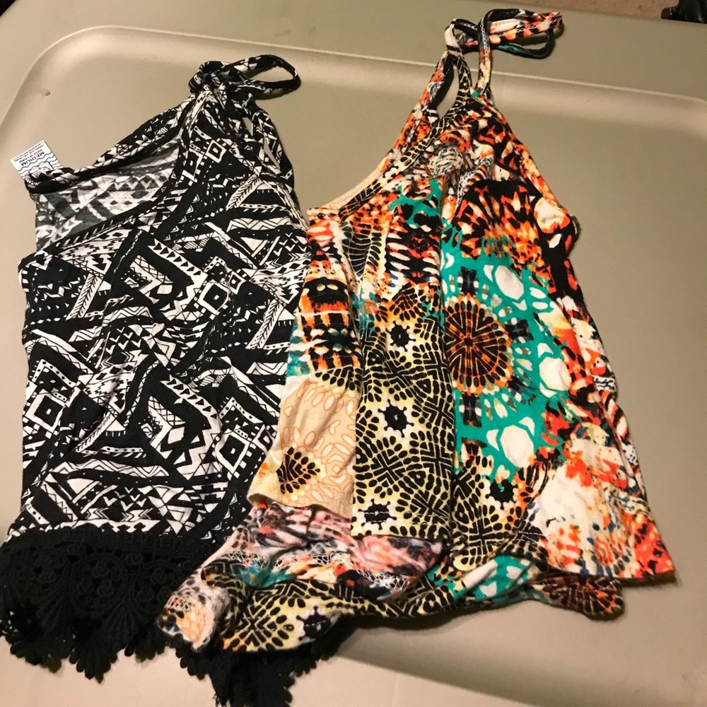 Loose Fitted Crop Tops