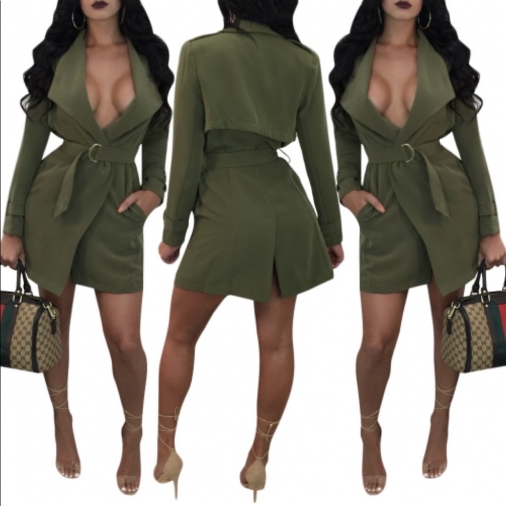 Olive jacket - Picture 2 of 5