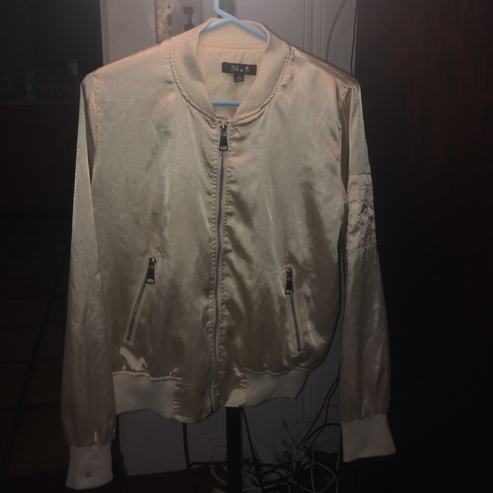 Golden silk jacket