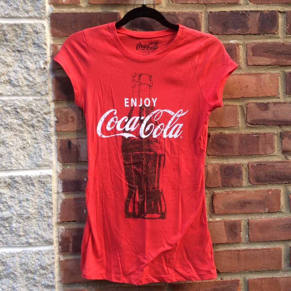 NWT Coca Cola Fitted Tee 100% Cotton