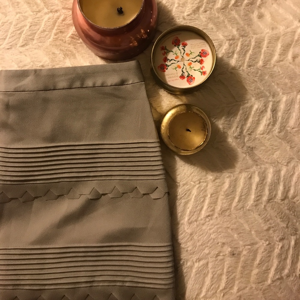 Banana Republic Gray Pencil Skirt