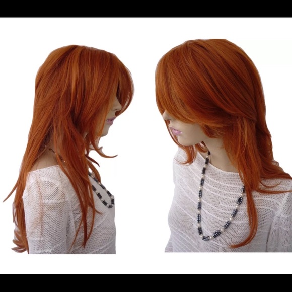 Ginger Shaggy Long Layered Wig main image 5