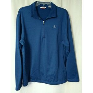 IZOD Royal blue half zip pullover jacket