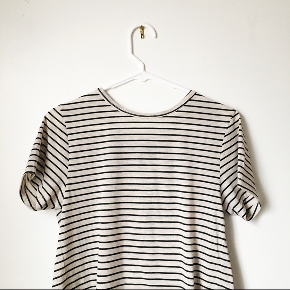 Open Back Striped Tee - Picture 2 of 3