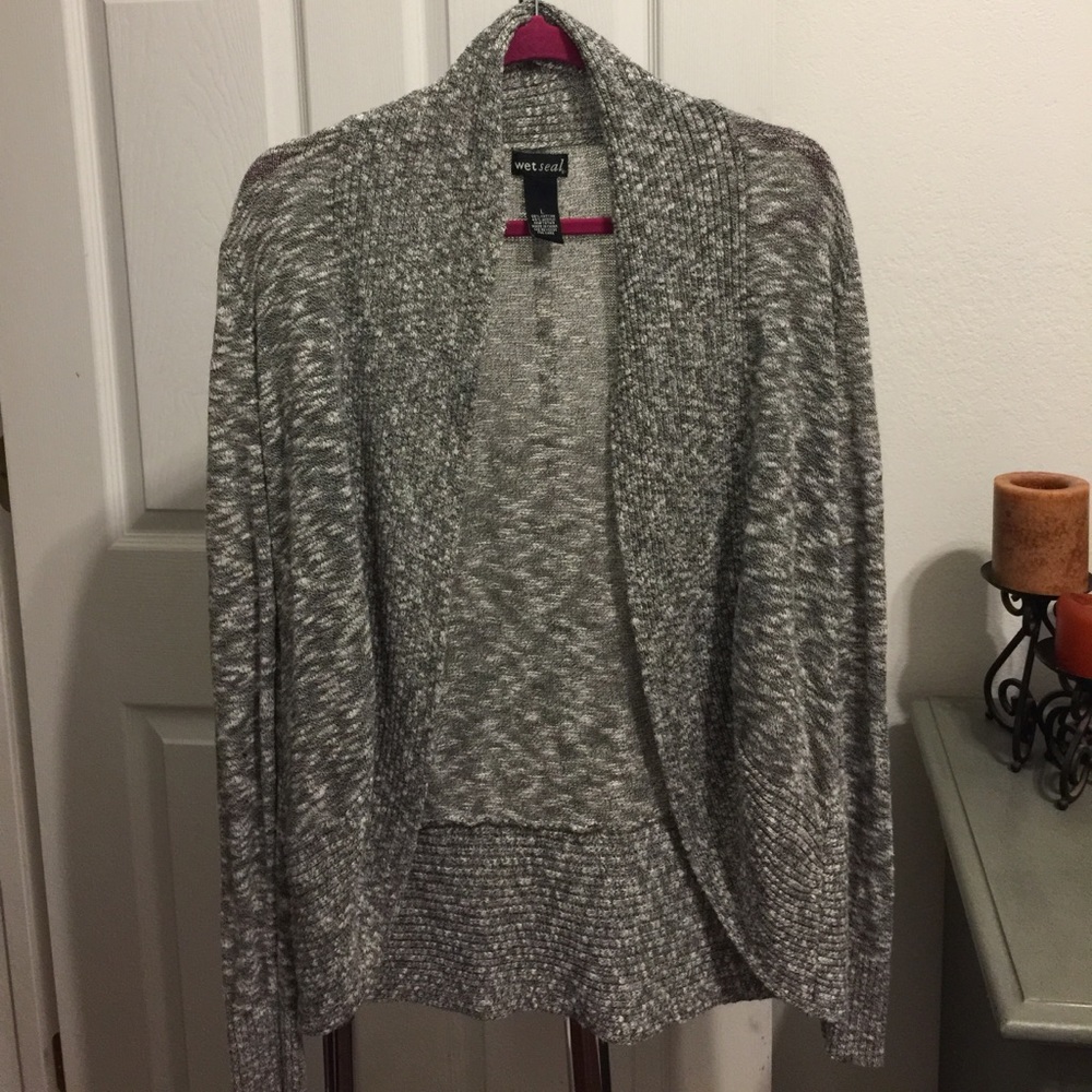 Wet Seal, Large, Open Front Cardigan