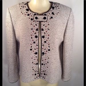 St. John beaded blazer 10