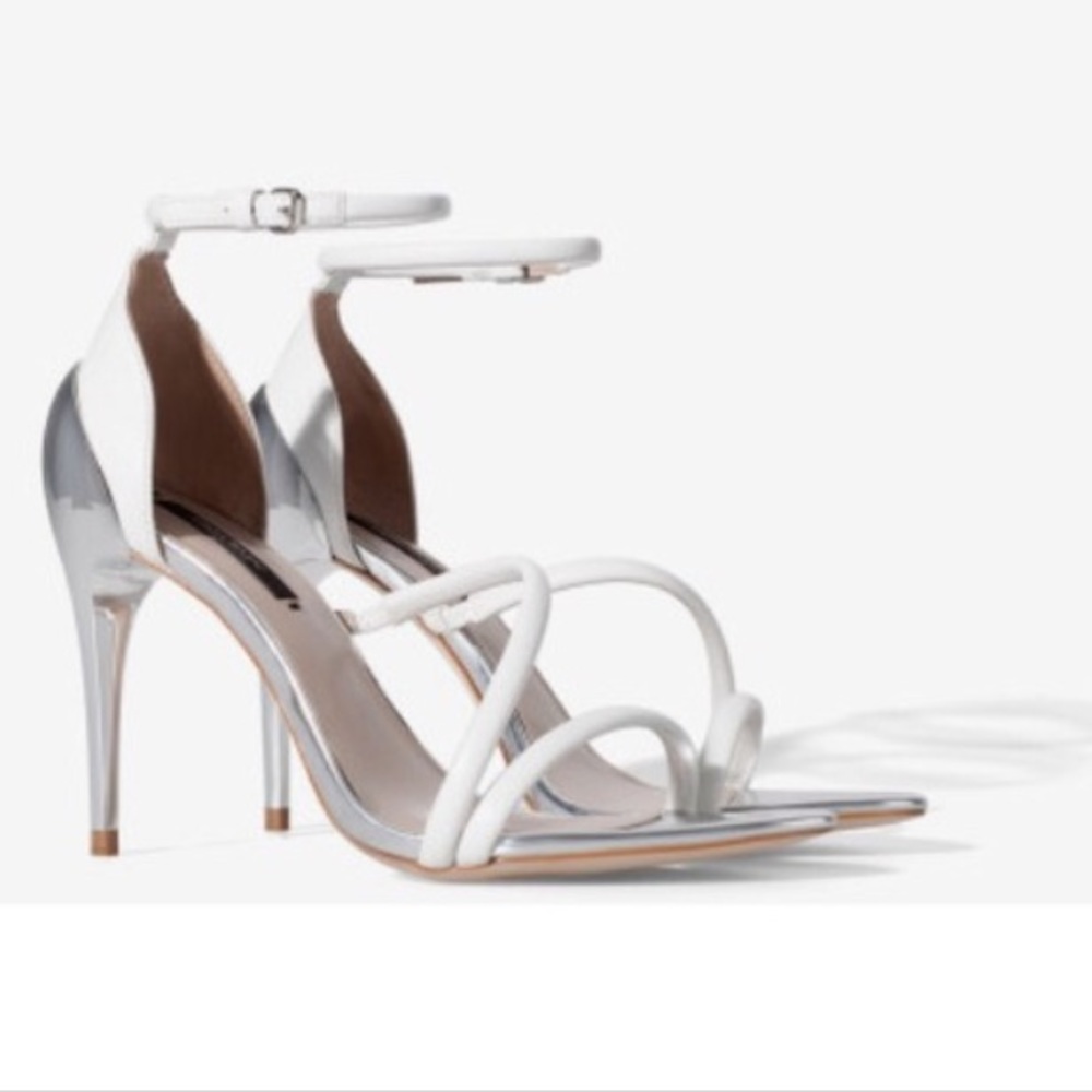 Sexy ankle wrap heels