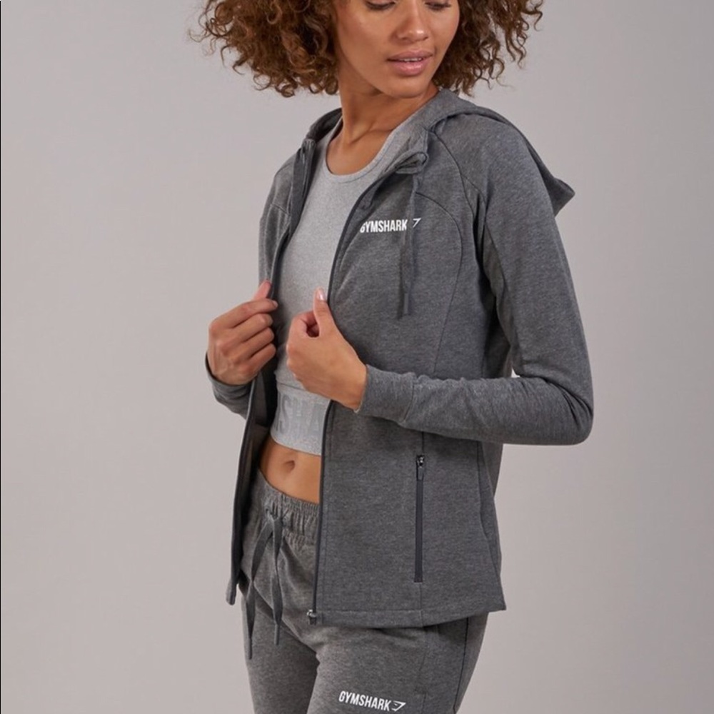 Gymshark fit hoodie in black